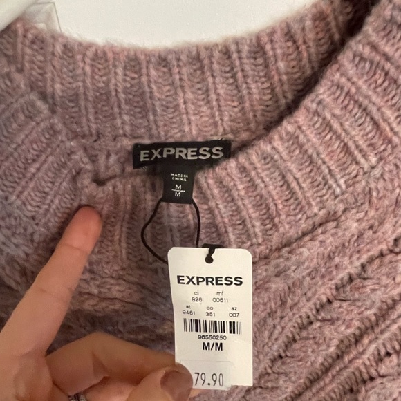 Express Cutout Shoulder Sweater - Picture 3 of 10
